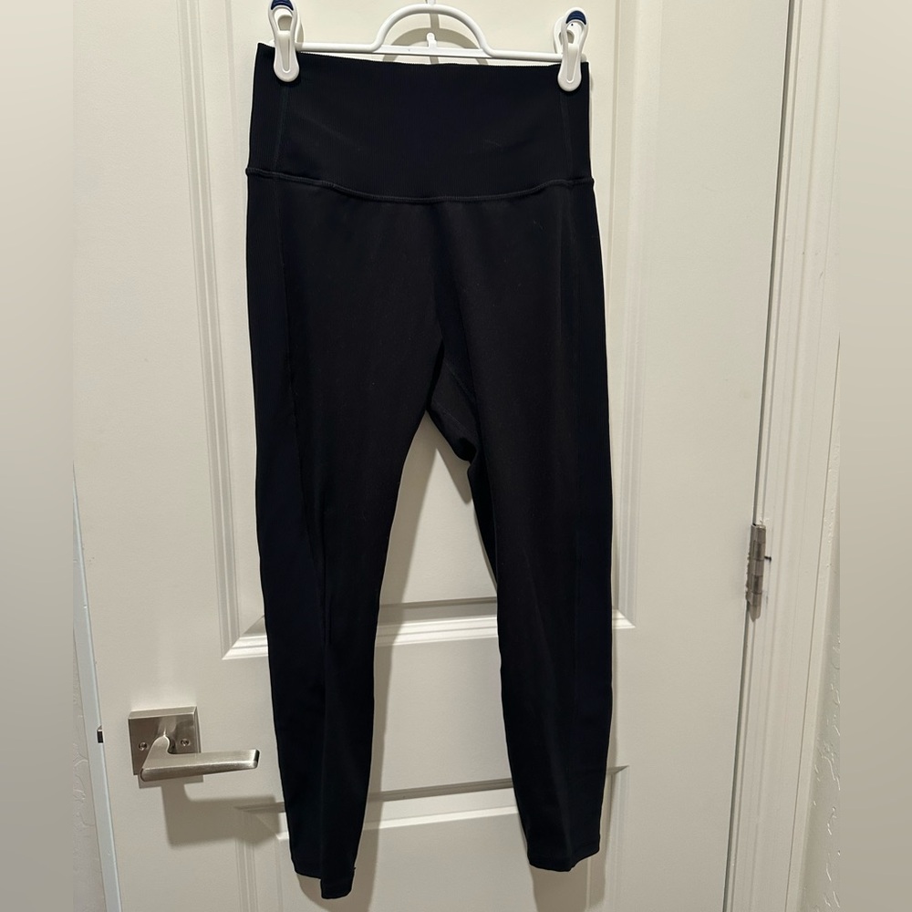 P'tula Black Leggings with Gold Detail